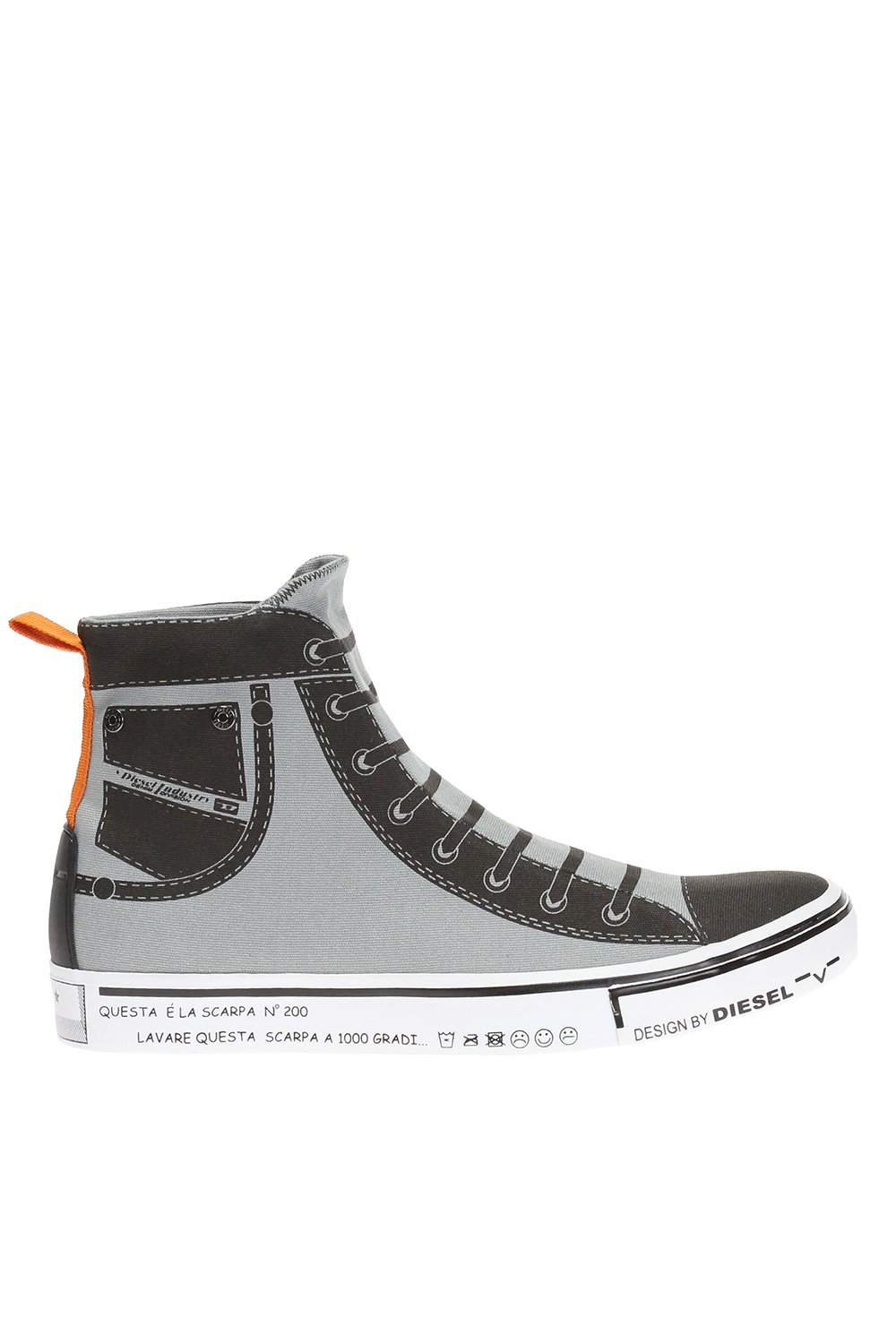 Grey 'S-Imaginee' high-top sneakers Diesel - Vitkac Netherlands